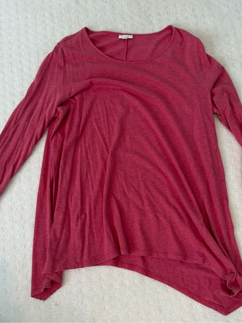 J.Jill 2x Women’s Long Sleeve Scoop Neck Top Pink